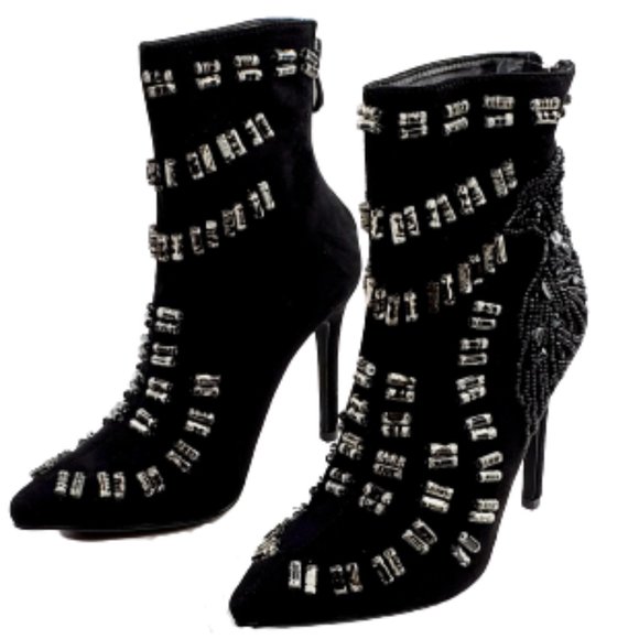 Cape Robbin Shoes - Cape Robbin Beronica-12 High Heel Black Ankle